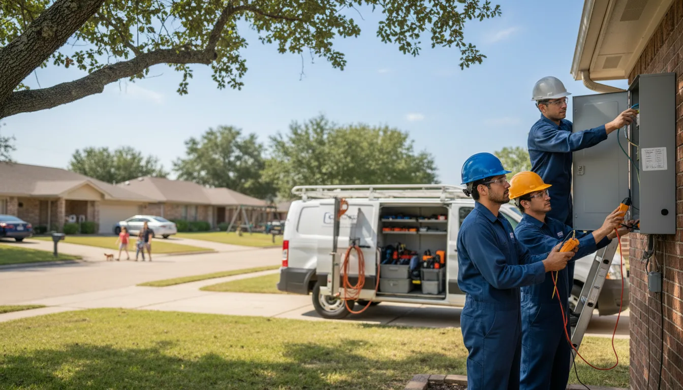Certified electrician providing emergency electrical services in Seguin, TX